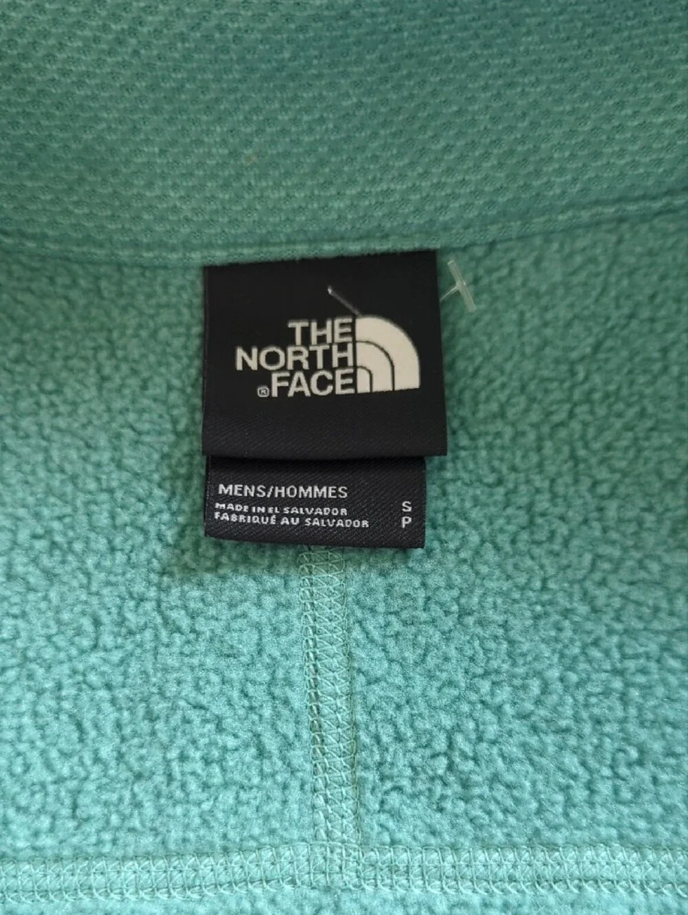 The North Face Men's Teal Half-Zip Fleece Pullover